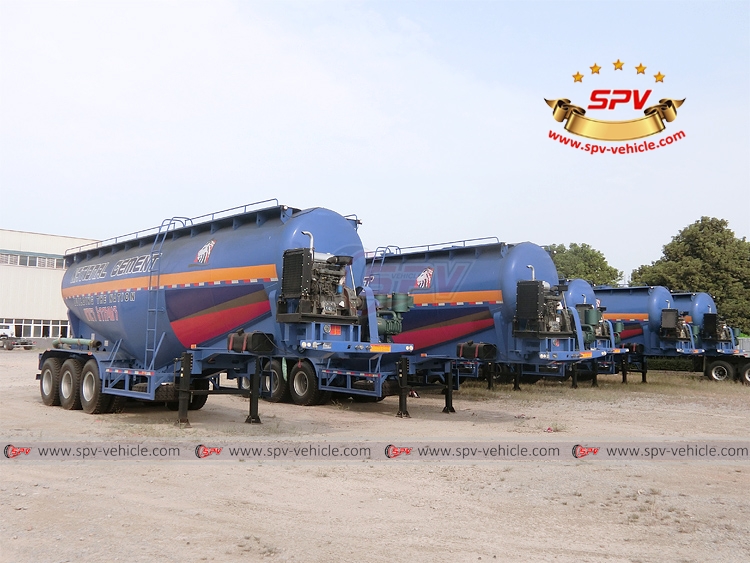 Bulk Cement Tank Semi-trailer - RF Bulk Cement Tank Semi-trailer - RF